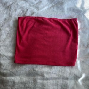 shein bando top pink size m